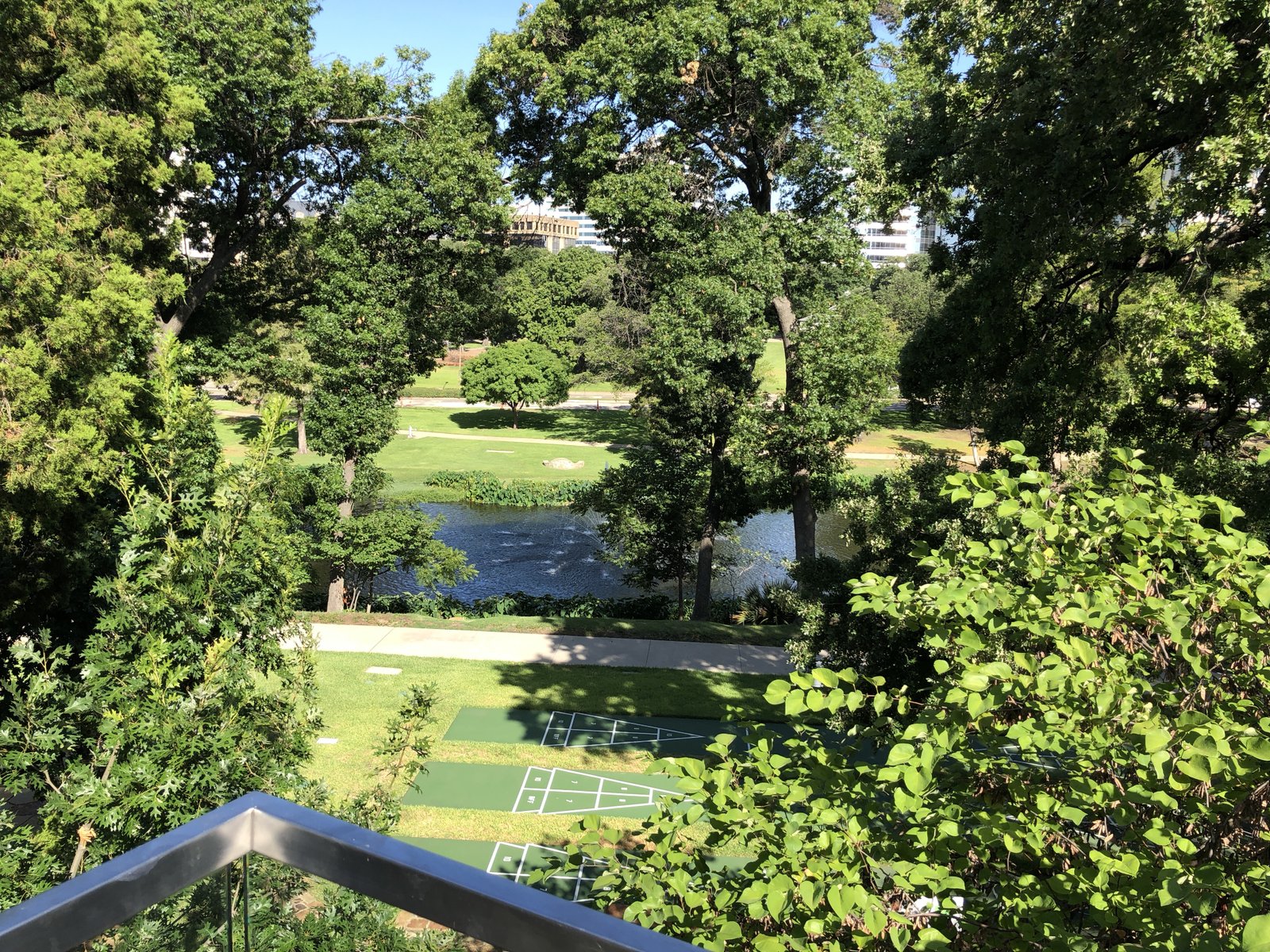 View of Turtle Creek from Katy Trail