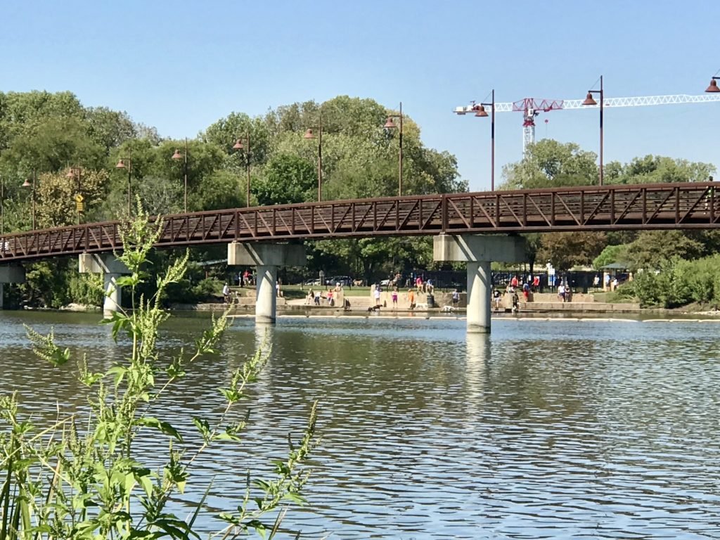 White Rock Lake: Bridge across northern edge near dog park