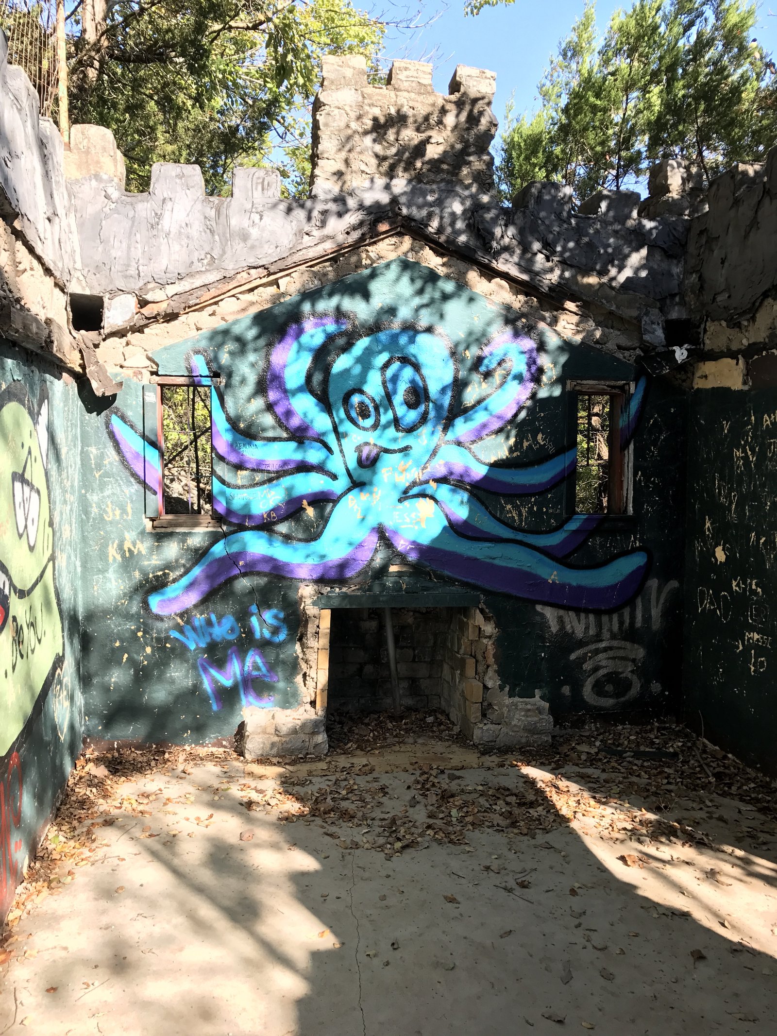 Turner Falls: Graffiti in the Castle