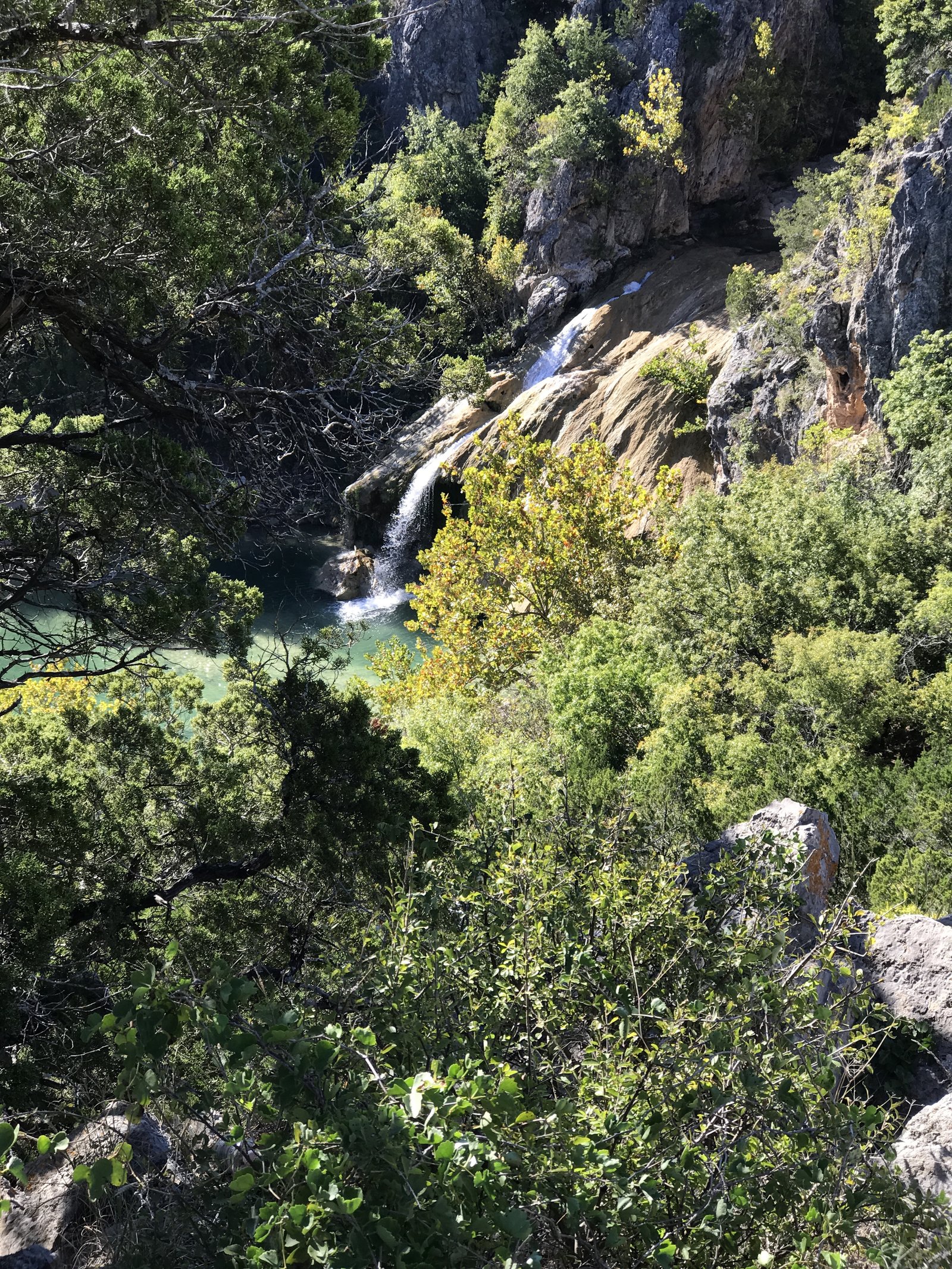 Turner Falls: View from scenic overlook