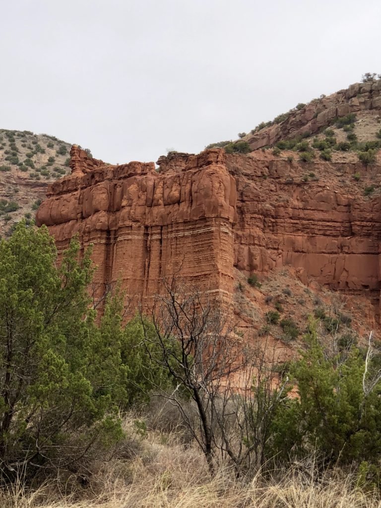 Cliff wall at Caprock Canyon State Park
