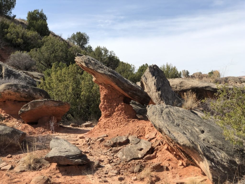 Hoodoo at Palo Duro Canyon State Park