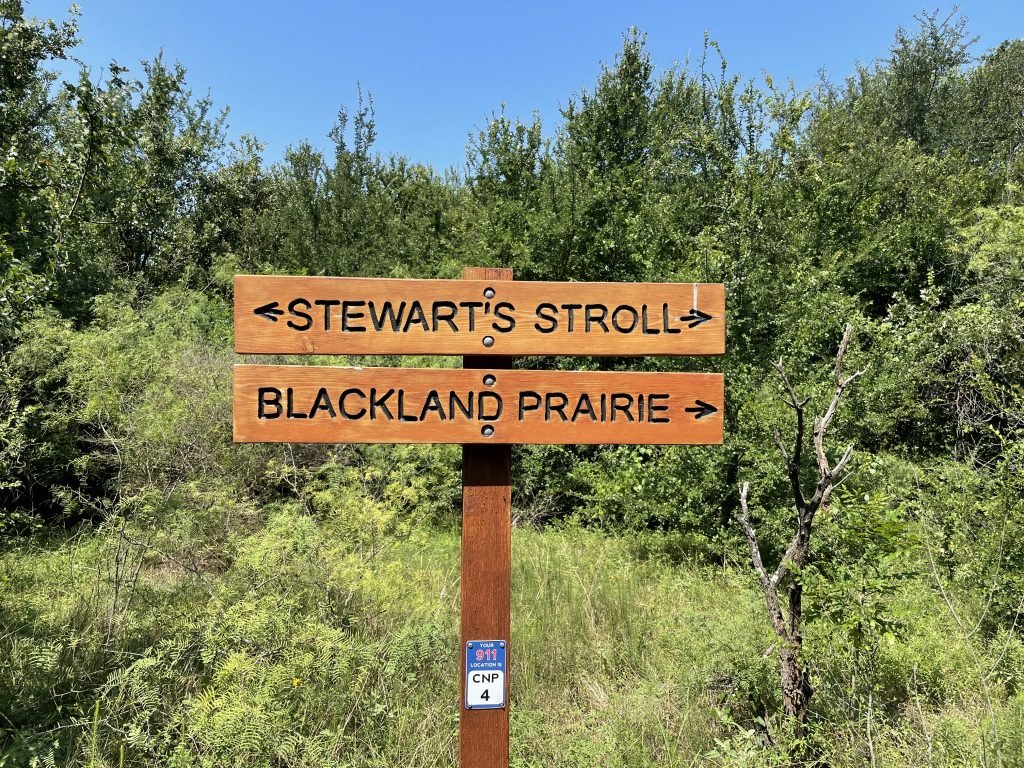 COPPELL NATURE AREA HIKING SIGNS TRAILS NORTH TEXAS TRAILS