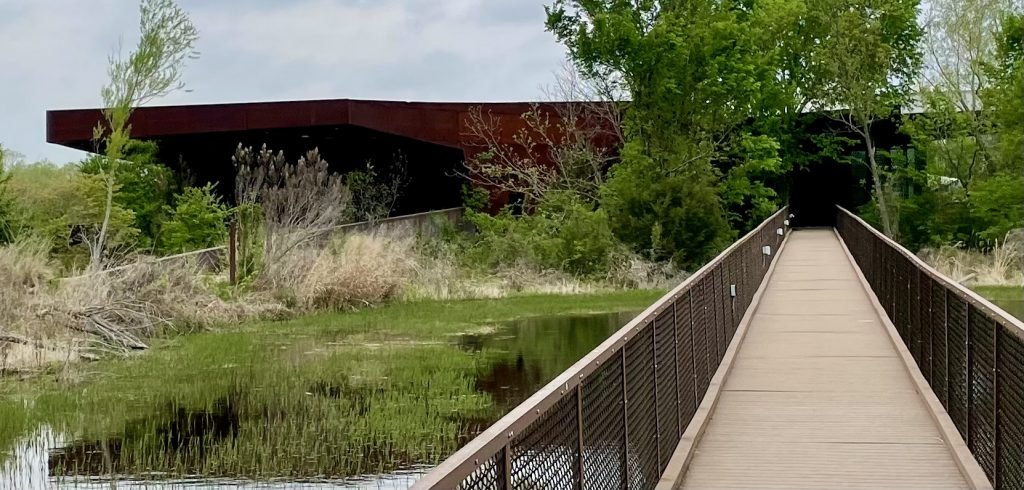 Trinity River Audubon Center from Boardwalk