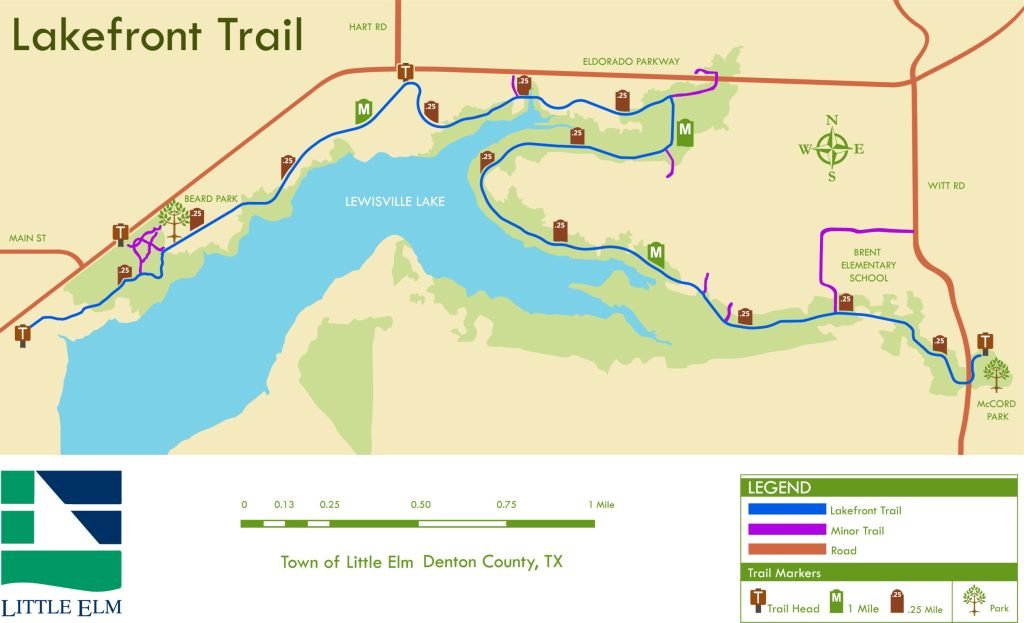 Lake Front Trail Map
